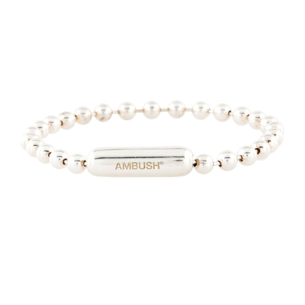 AMBUSH STERLING SILVER 925 BALL CHAIN BRACELET